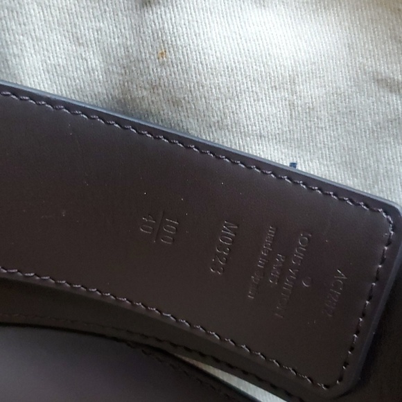 Louis Vuitton men's belt 100/40 brown - Picture 3 of 5
